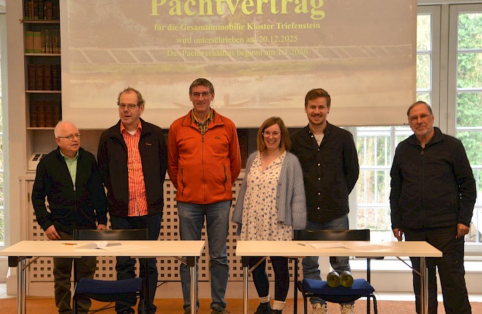 Br. Helmut, Br. Markus, Br- Gerd, Anna Maria Gerlach, Marco Gogg, Br. Jac – © Br. Uwe Stodte 2025